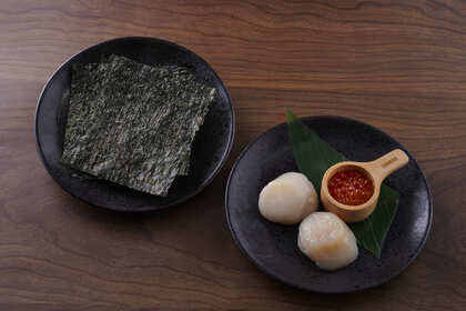 北海道 3S 生食干貝・鮭魚卵添え