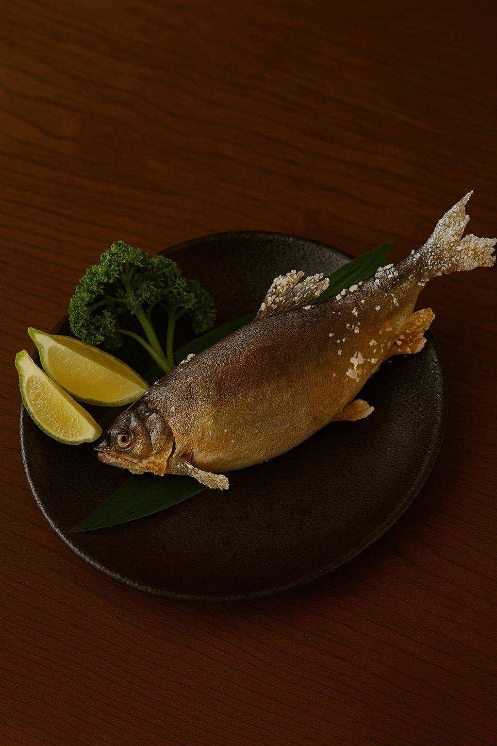 炙烤抱卵香魚