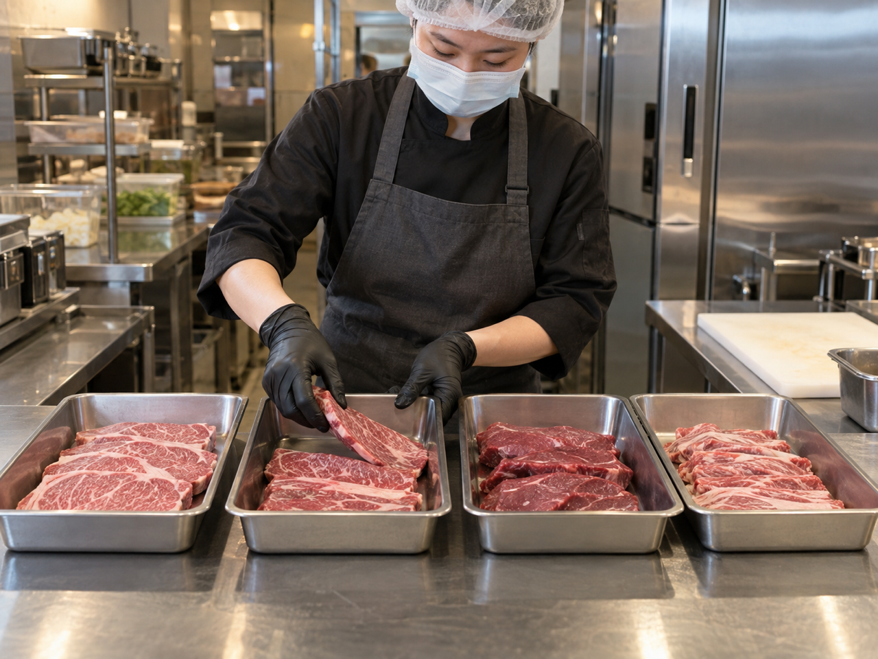 部位辨識示意圖：能正確辨識菜單內各肉品部位與對應價位方案